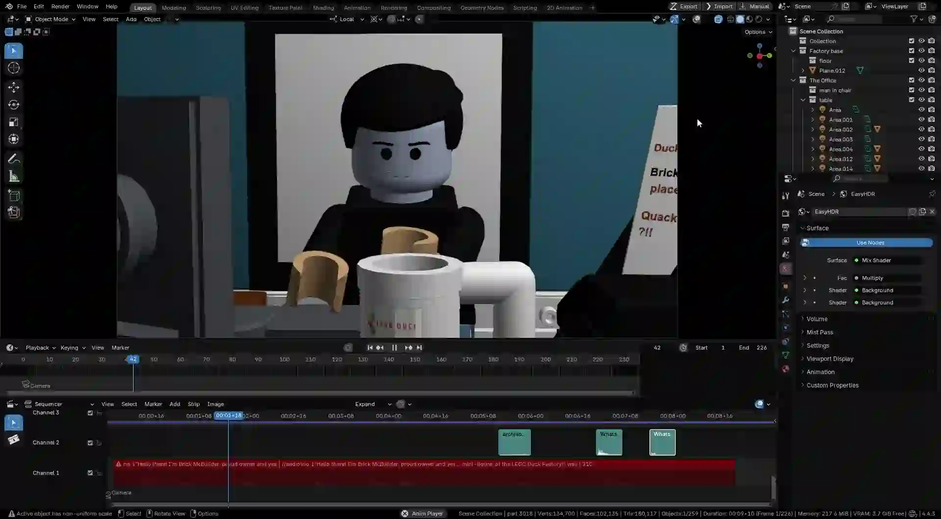 Blender Sequencer Timeline & Speech Sync Breakdown
